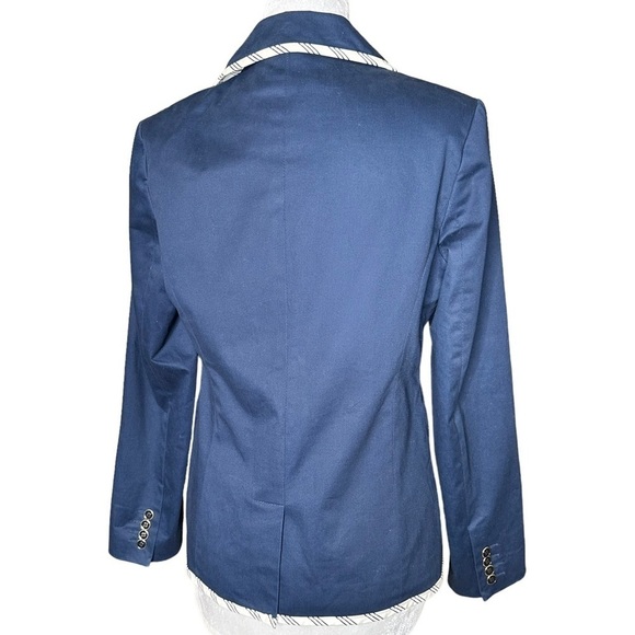 Jack Murphy Navy and White Blazer. Size 10 - Picture 2 of 9